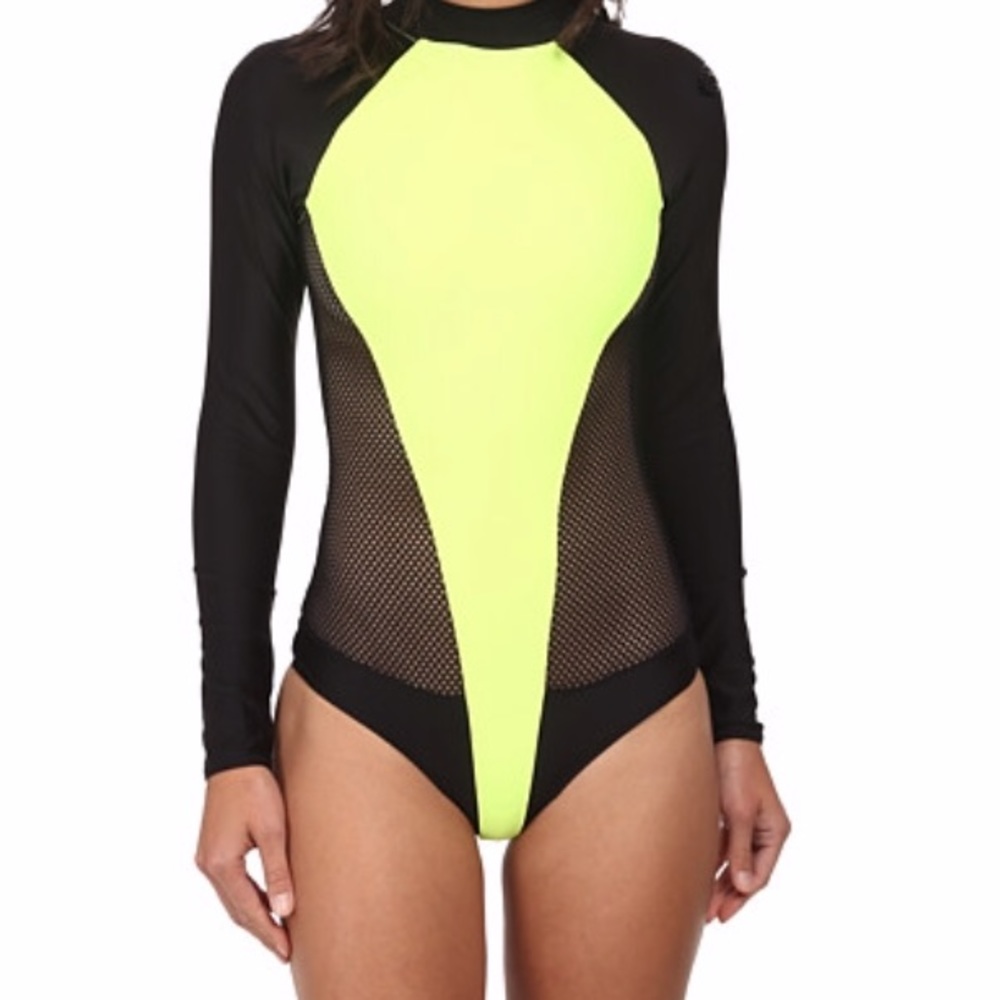 Neon Beach Surf Suit One-Piece